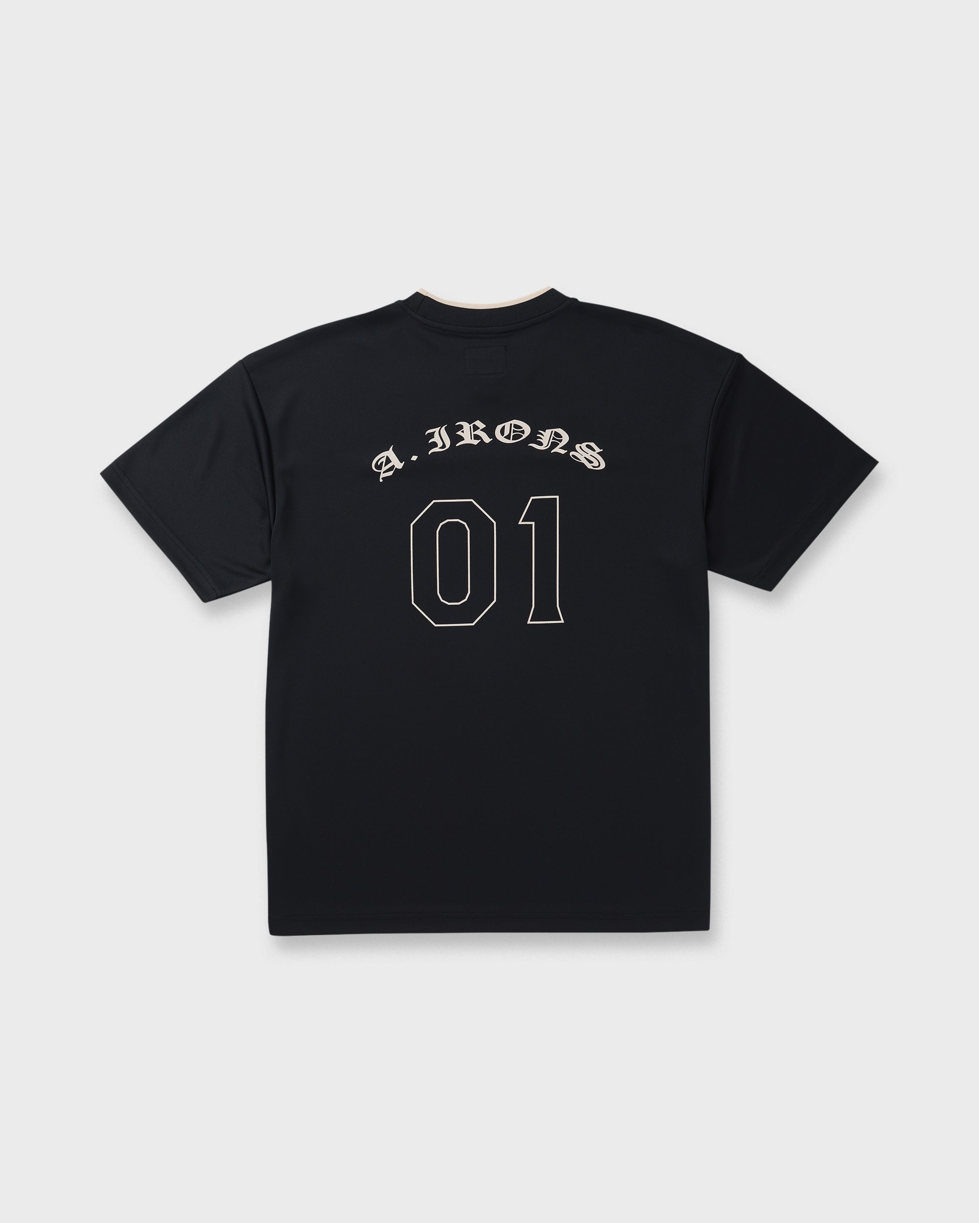 A.I. Mesh Jersey Short Sleeve T-Shirt - Black