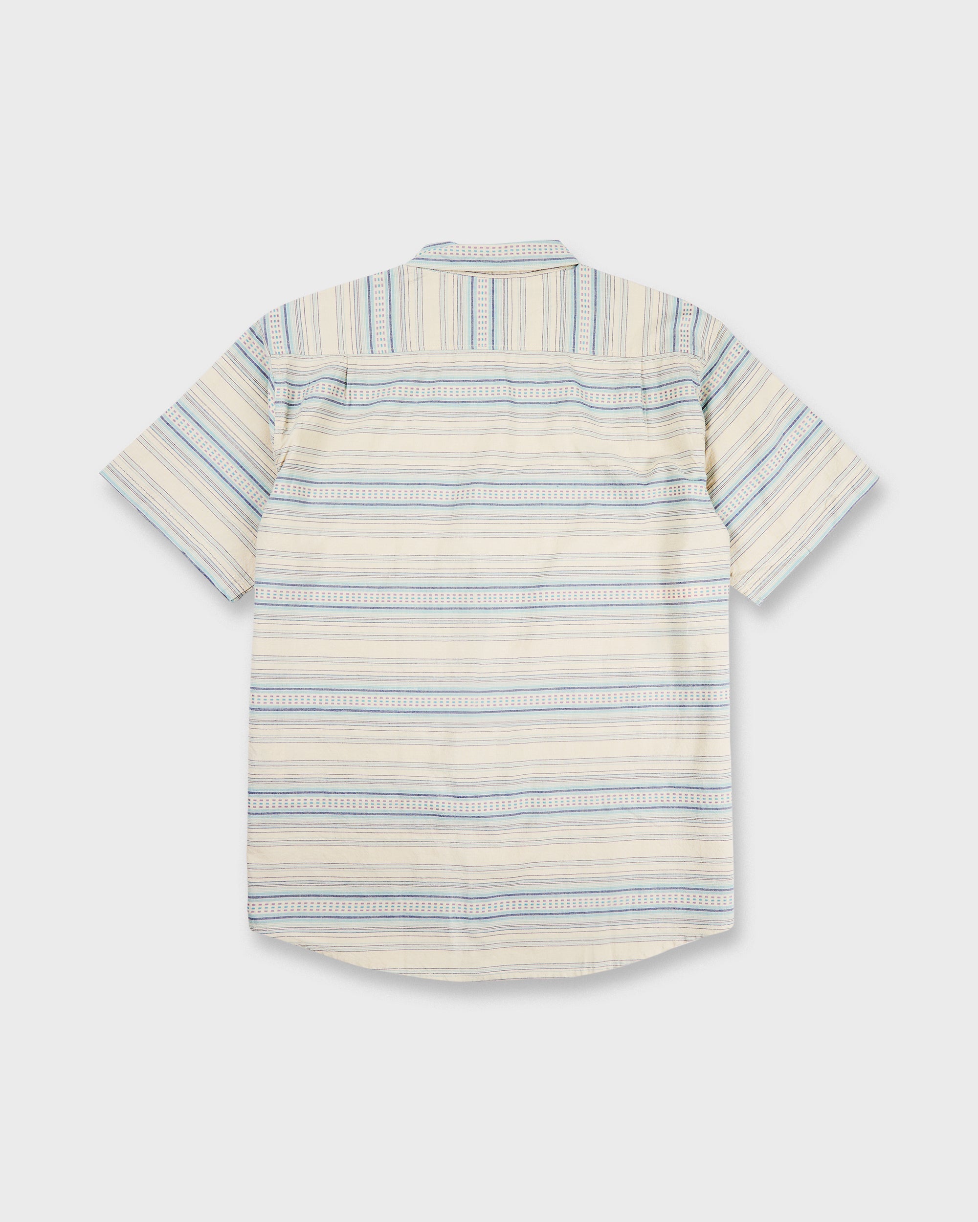 All Day Stripe Short Sleeve Shirt - Desert Sand