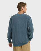Torched Crewneck Sweatshirt - Real Teal