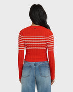 Clare Sweater - Red Aloha