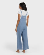 Pacific Time Denim Overall - Sea Blue
