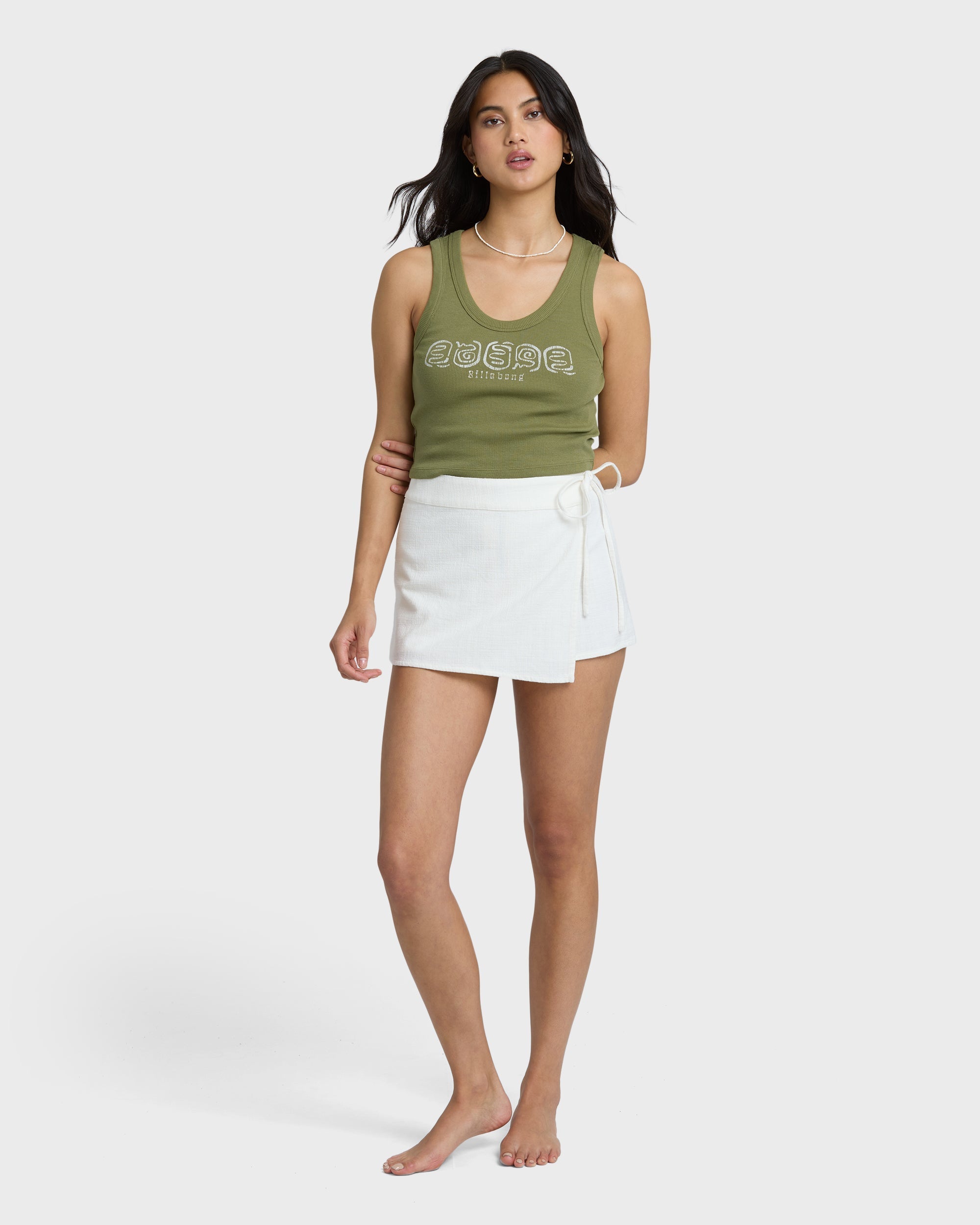 Stirred Up Tank - Dark Olive