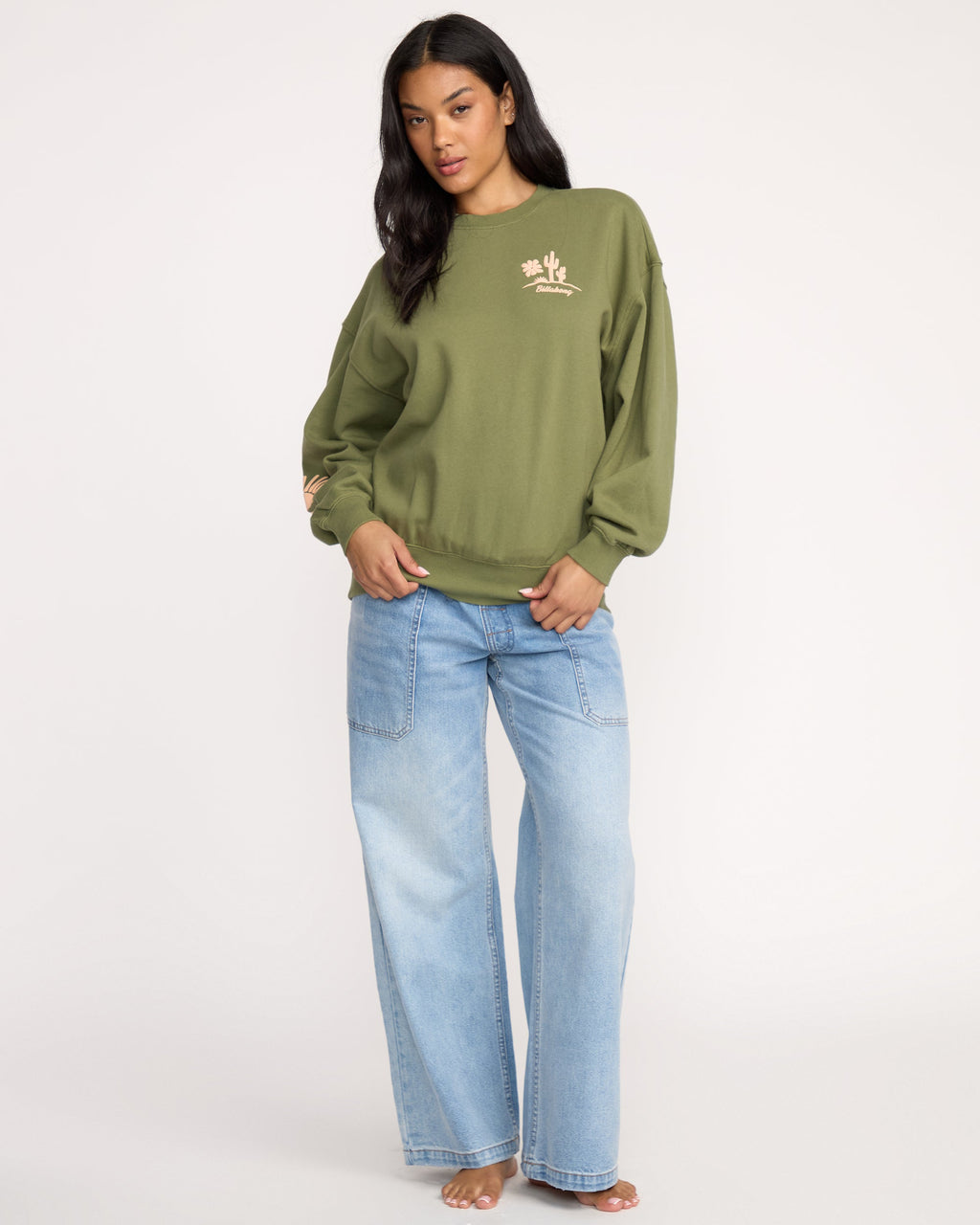Sun Wave Livin Kendal Crewneck Sweatshirt - Luv Army