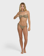 Summer Hi Yd Tie-side Tanga Skimpy Bikini Bottom - Bay Blue