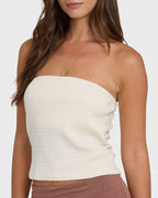 Sweet Coast Tube Top - White Cap
