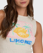 Club Beach Tank Top - White Cap