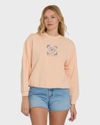 Treasure Cay Crewneck Sweatshirt - Light Peach
