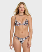 Stay Grounded Sunni Tiny Bikini Bottoms - Brown Stone