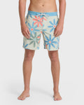 Good Times Lo Tide 17.5 Boardshorts - Blue Fog