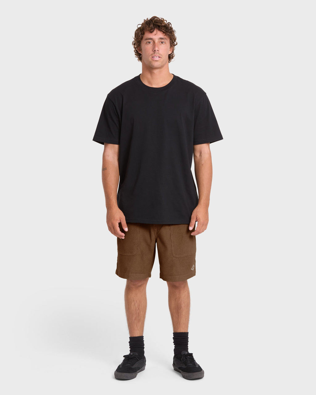 De La Cruz Cord 18 Amphibian Hybrid Shorts - Sepia