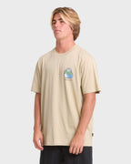 A/Div Rockies Premium Short Sleeve Knit T-Shirt - Sand Khaki