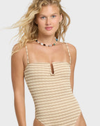 Wavey Daze Aria Swimsuit - Cobblestone