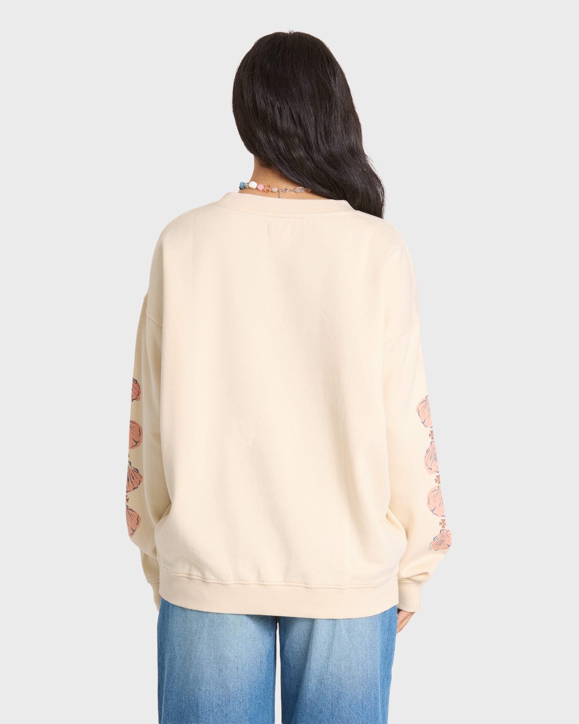 Ride In Crewneck Sweatshirt - White Cap