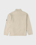 Bad Dog Progress Mock Neck Quarter-Zip Sweatshirt - Oatmeal