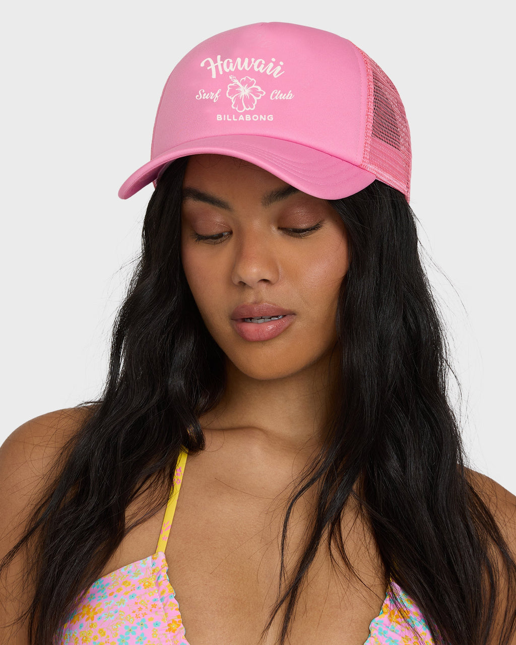Grandpa Hawaii Trucker Hat - Party Pink